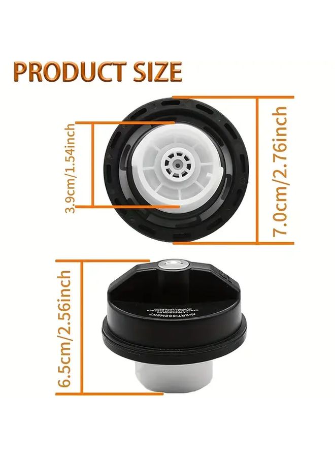 Compatible Fuel Tank Locking Cap 5278655AB 5278655AA For Dodge Jeep Ram - Image 2