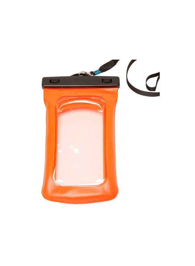 Geckobrands Float Phone Dry Bag Waterproof & Floating Phone Pouch Fits Most Iphone And Samsung Galaxy Models, Neon Orange  - Image 4