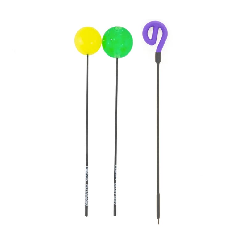 UNLIMITED Friction Mallet Set with Acoustic Percussion & eGong Wand - Includes 3 Mallets/For Larger Bronze Gongs/Soft Low Notes & Loud Resonance/For Sound Healing, Meditation, & Yoga/Versatile Playing