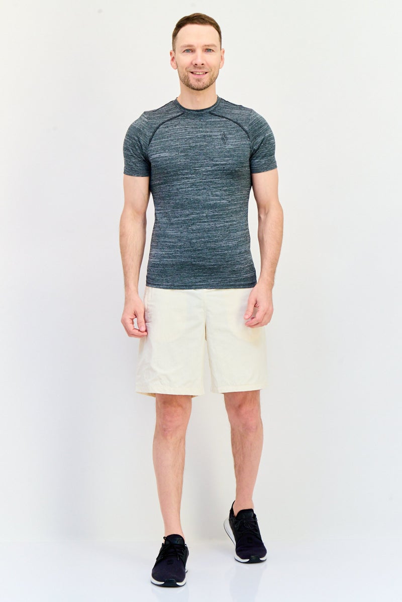 SKECHERS Men Sportswear Fit Short Sleeves Training T-Shirt, Heather Grey - Image 4