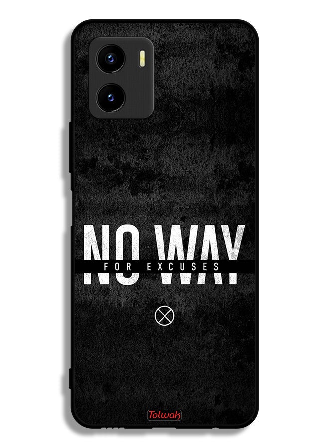 Tolwak Vivo Y15s Protective Case Cover No Way For Excuses - Image 2