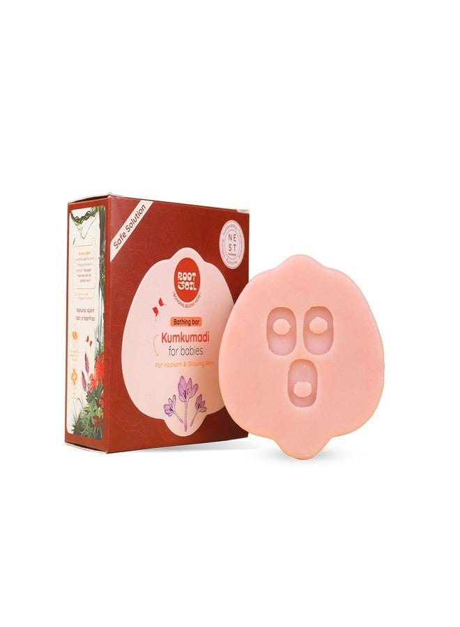 ROOT and SOIL - Kumkumadi Absolute Bathing bar | For Glowy Radiant Skin | Baby Soap | 100 Grams - Image 1