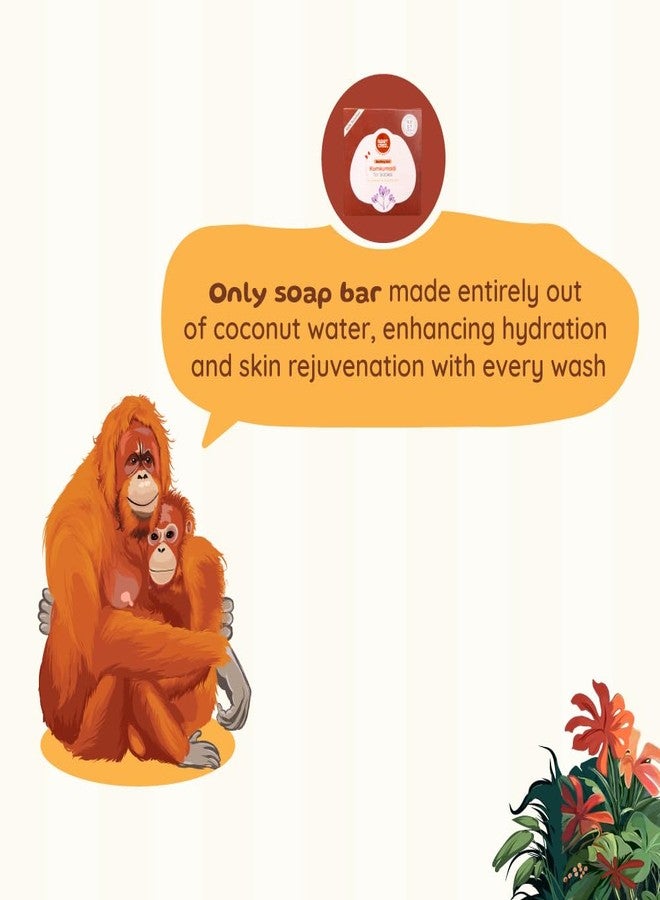 ROOT and SOIL - Kumkumadi Absolute Bathing bar | For Glowy Radiant Skin | Baby Soap | 100 Grams - Image 5