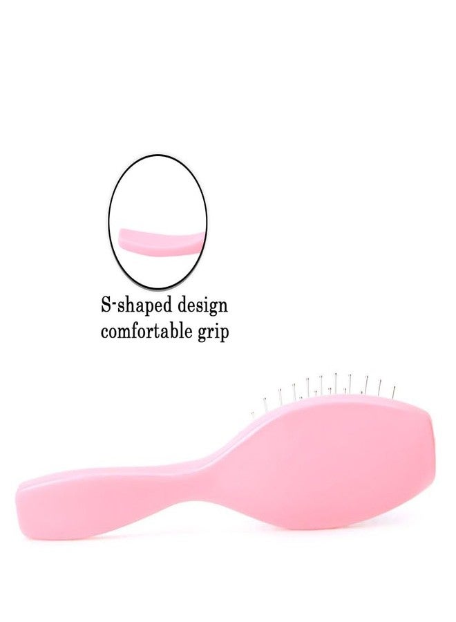 BLUSHIA Classic Cushion Hair Brush, Anti-static ball tips, for Grooming, Straightening, Detangling Hair (Pink) - Image 3