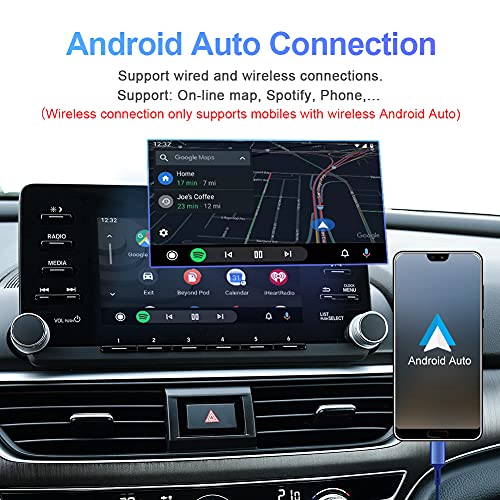 FeirTon Wireless Carplay Module Receiver Box for 7 inch Non-Touchscreen for Honda Accord 10th Generation Support Android Auto Mirror Link Reverse Camera USB Car Multimedia Audio Steering Wheel Control - Image 5