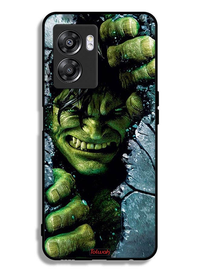 Tolwak Oppo A57 5G Protective Case Cover Incredible Hulk - Image 2