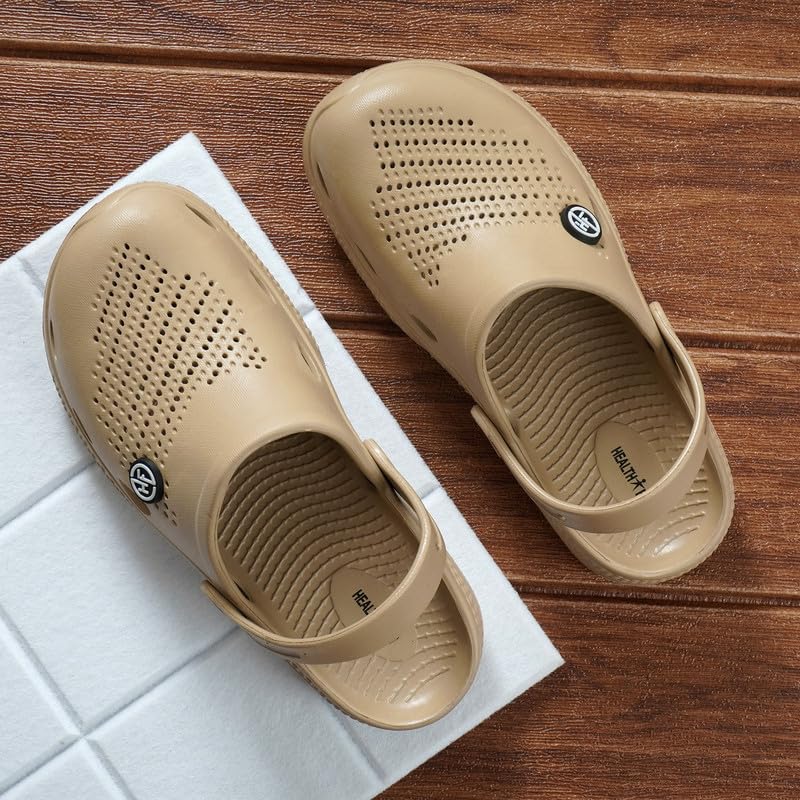 health fit EXTRA SOFT Men's Classic Casual Clogs/Sandals with Adjustable Back Strap for Adult | Comfortable & Light Weight | Stylish & Anti-Skid | Waterproof & Everyday Use Mules for Gents/Boys SC-BG 7 UK - Image 5