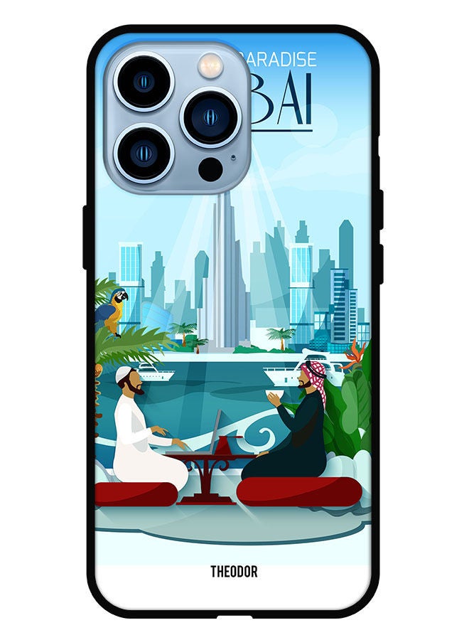 Theodor Protective Case Cover For iPhone 13 Pro Max Dubai Paradise - Image 1