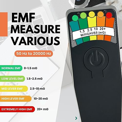 Paunub New Upgraded Ghost Hunting Equipment EMF Meter Magnetic Field Detector Spirit Box Paranormal Equipment - Image 2