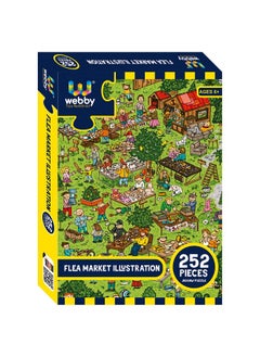 Webby Kids Flea Market Illustration Jigsaw Puzzle For 6 Years And Above - 252 Pieces (Multicolour) 