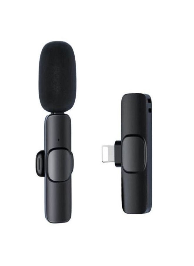 Generic - K8 wireless microphone, 2.4ghz 2 in 1 digital mini portable recording clip mic with receiver for all type-c lightning mobile phones camera laptop for vlogging youtube online class, zoom call - Image 1