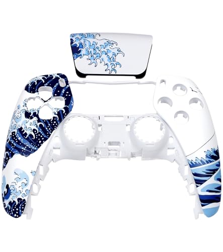 Ceozon Replacement Faceplate Cover Front Housing Shell with Touchpad Repair Accessories Kit Compatible with Ps5 Controller BDM-010 BDM-020 BDM-030 BDM-040 BDM-050 - Image 2