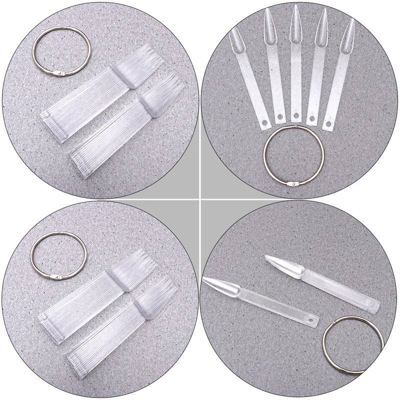 160pcs Nail Piece Color Cards Manicure Practice Tools Sample Color Display Tools - Image 2