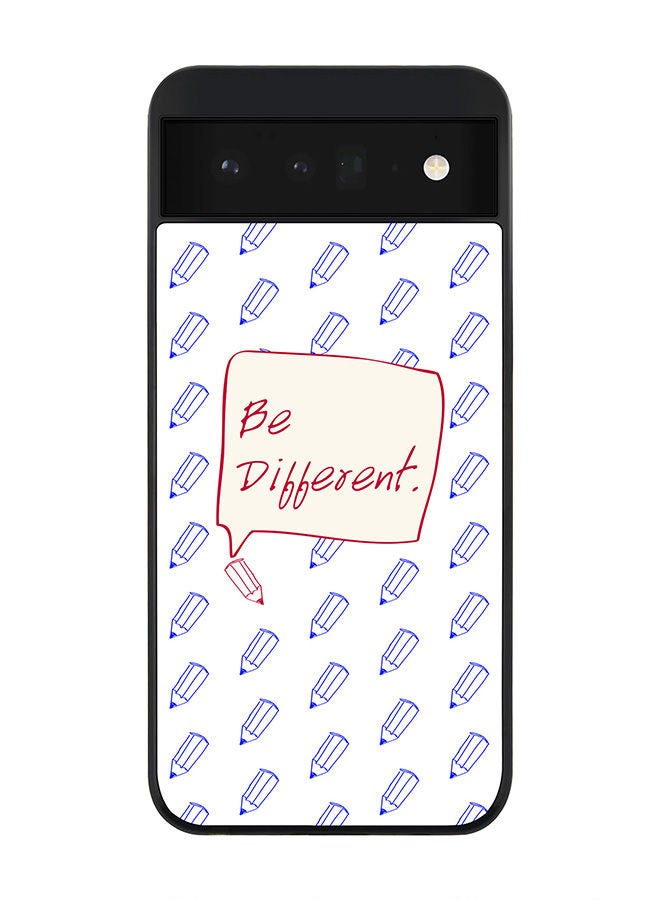 Stylizedd Rugged Black edge case for Google Pixel 6 5G Slim fit Soft Case Flexible Rubber Edges Anti Drop TPU Gel Thin Cover - Be Different - Image 1