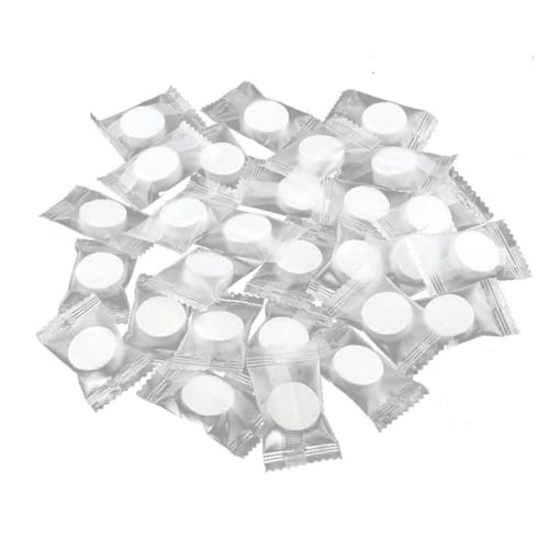 Perfect Pricee Magic Coin Compress Facial Coin Tablet Tissue Wipes Napkin (50 Pieces) Candy Packing for 100% Hygine Lemon fragrance - Image 5