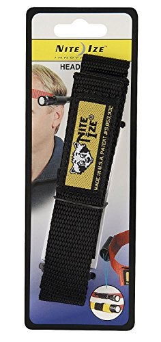 Nite Ize Headband Flashlight Holder, Fits Most Small Flashlights For Hands-Free Use, Black (NPO-03-01) - Image 3
