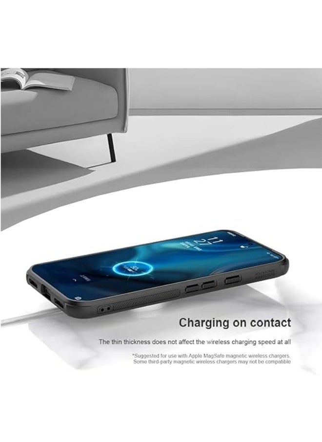 غطاء متوافق مع جوجل بيكسل 8A 5G، واقي مرئي برو مضاد للصدمات معتمد للشحن اللاسلكي المغناطيسي لبيكسل 8A.