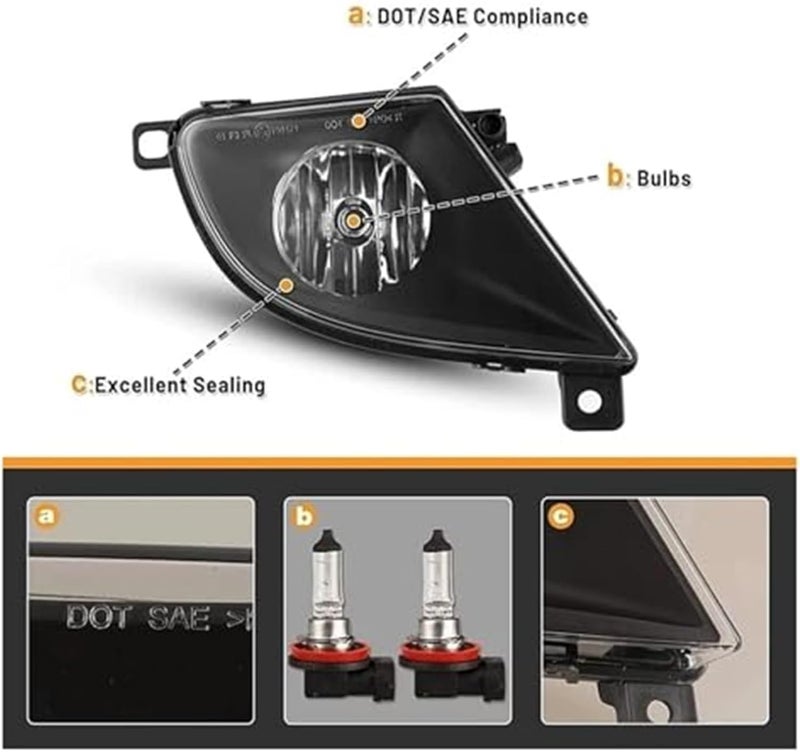 Vuzmode LED Fog Light Kit for BMW 5 Series E60/E61 - Image 5