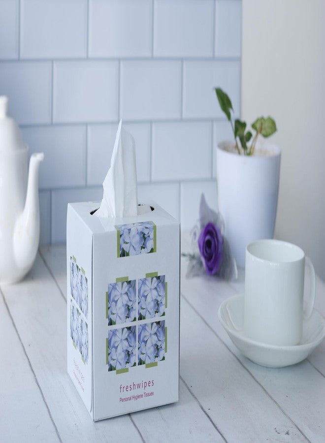 Kosher White Cube Face Tissue Box, 2 Ply, 80 Pulls in Each, Pack of 8 (Total 640 Pulls) - Image 1