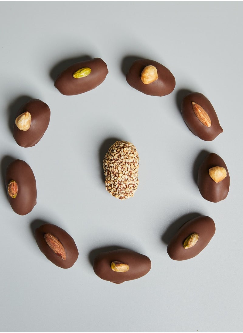 The Goodness Company The Goodness Company Vegan Dark Chocolate Date Bites Tasting Box - Dairy-Free, No Refined Sugar, Healthy Snacks, 360g (8 x 45g Packs)  - Image 4