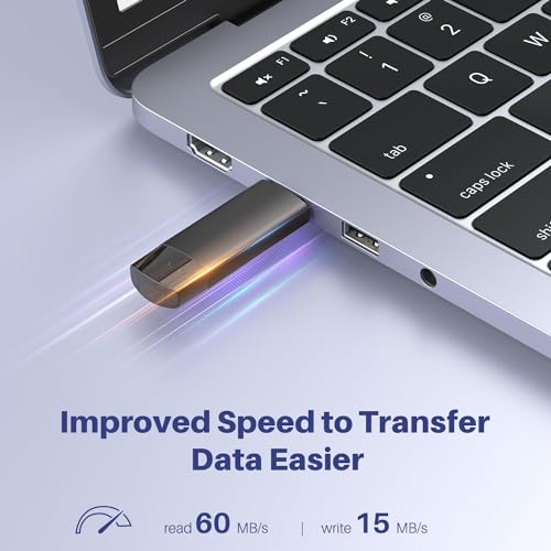 JOIOT 32GB USB C Flash Drive Dual USB 3.0 Flash Drive Type C + USB A Portable Type-C Flash Drive 2-in-1 USB-C Thumb Drive for Smartphone Tablet Computer Mac iPhone 15 Black(2 Pack) - Image 2