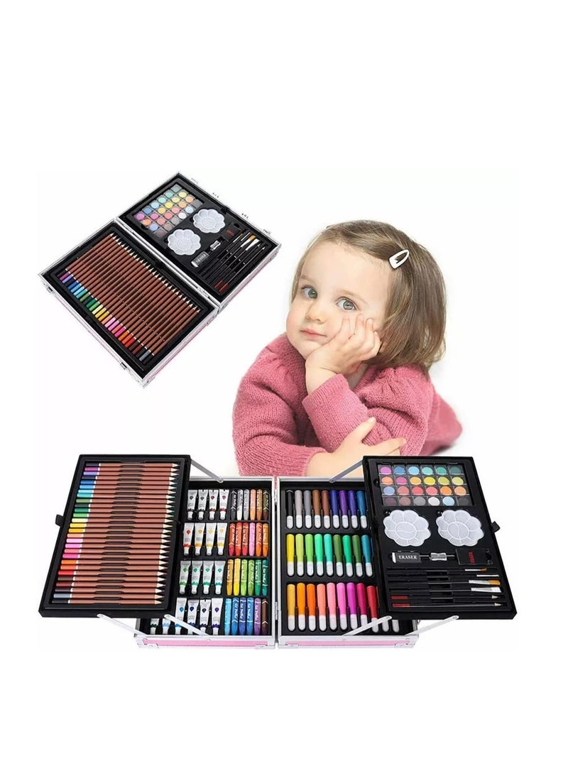 xppier 145-Pieces Unicorn Washable Art Drawing Set with Portable Box  - Image 4
