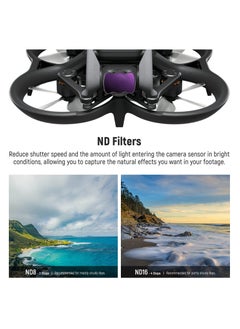 Generic Magnetic ND/CPL Filter Set for DJI Avata Pro Mini FPV Drone - Includes ND8, ND16, CPL Filters & Magnetic Adapter, Aluminum Alloy Frame, Multi-Layer Coated HD Neutral Density (3PCS)  - Image 2