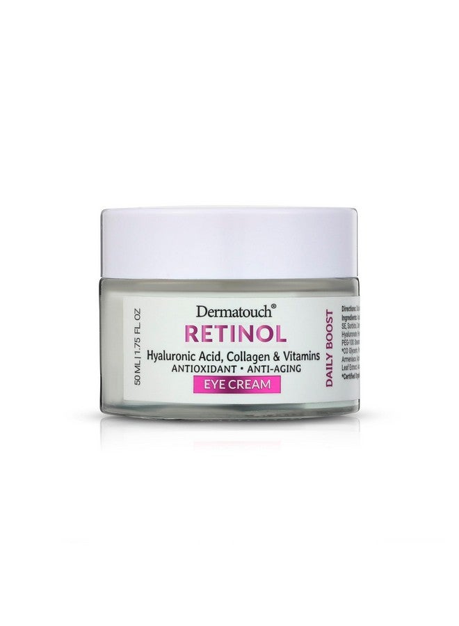 ديرماتوتش كريم العين بالريتينول 1.75 أونصة من ببتيدات حمض الهيالورونيك والفيتامينات المصنوعة في أمريكا - Image 1