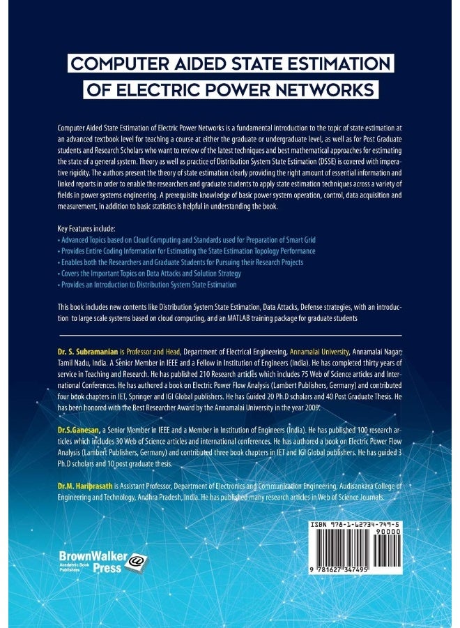 Computer Aided State Estimation of Electric Power Networks: An Introduction to Data Attacks, Cloud Computing and Distribution System State Estimation  - Image 2