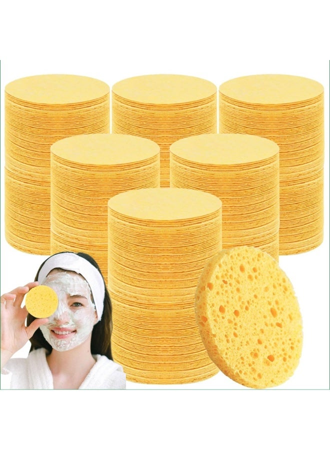 50PCS Compressed Facial Sponges, Exfoliating & Cleansing Pads, Latex-Free for Makeup Removal & Skin Care - Image 1