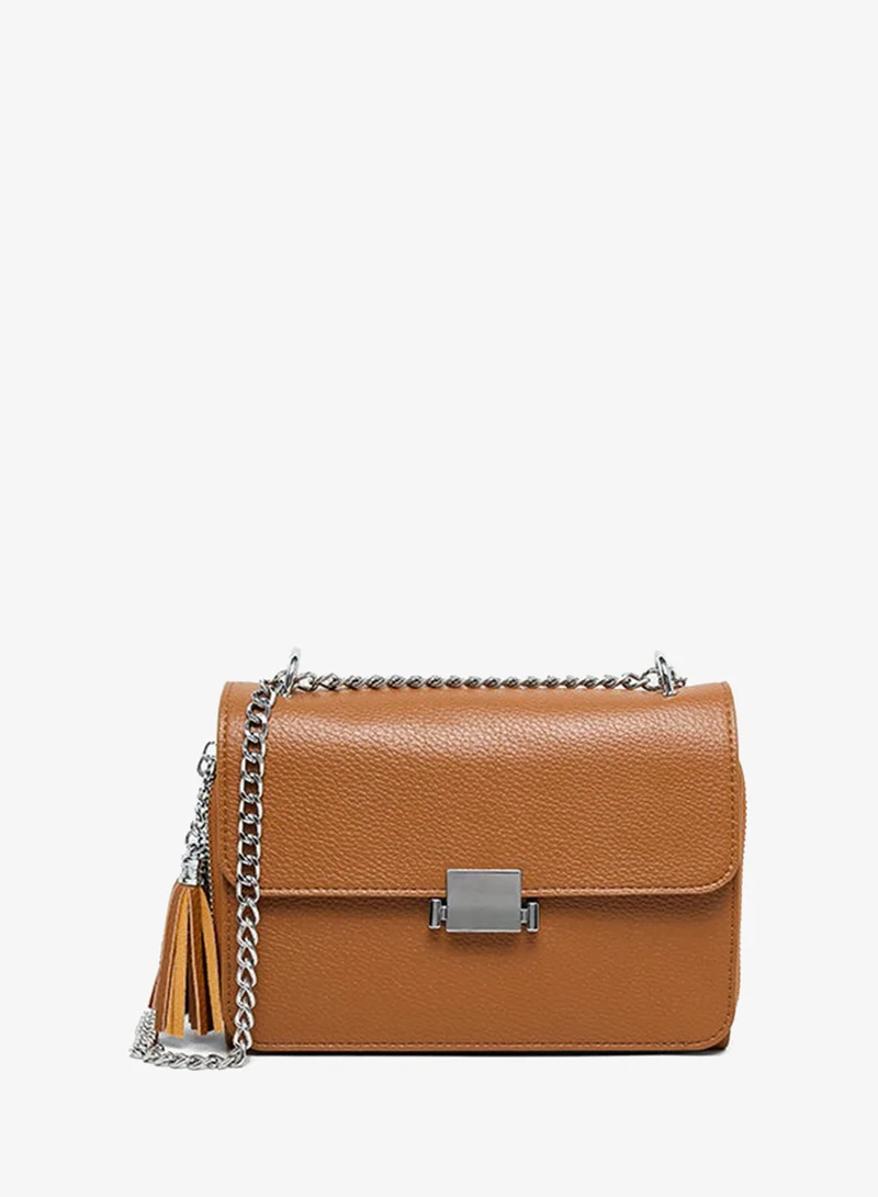أر أند بي Textured Convertible Crossbody Bag
