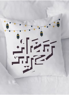 Polyester Pillowcase Cushion Cover with Ramadan Kareem Design