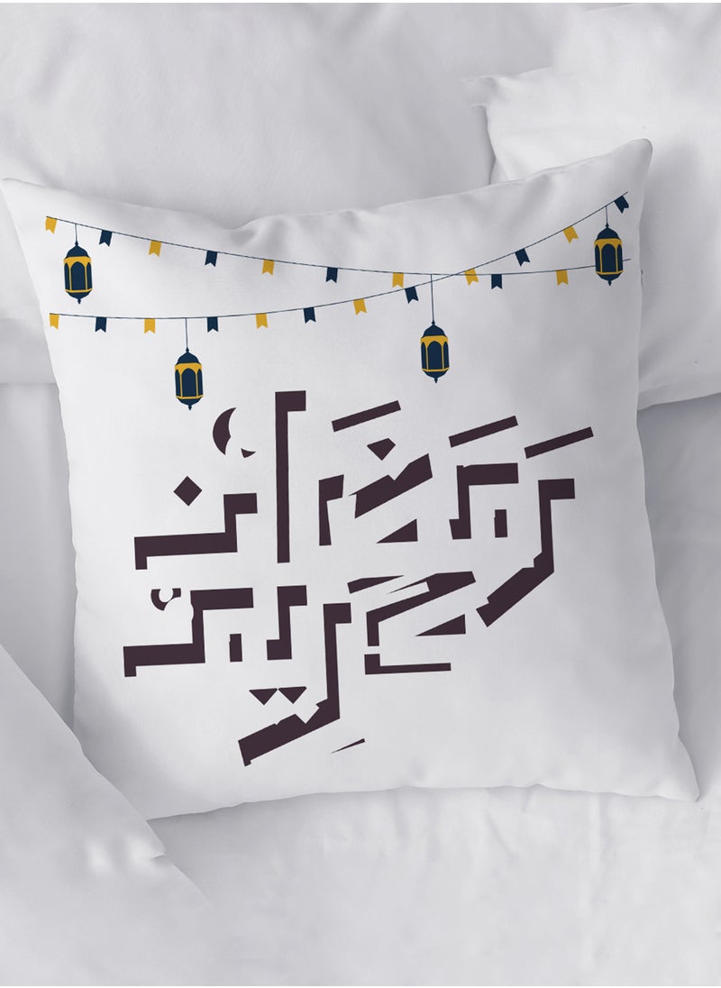 LOWHA - Polyester Pillowcase Cushion Cover with Ramadan Kareem Design - Image 1