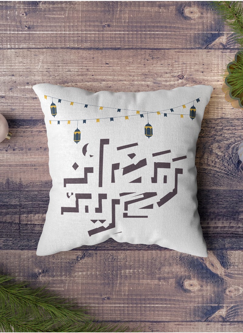LOWHA - Polyester Pillowcase Cushion Cover with Ramadan Kareem Design - Image 1