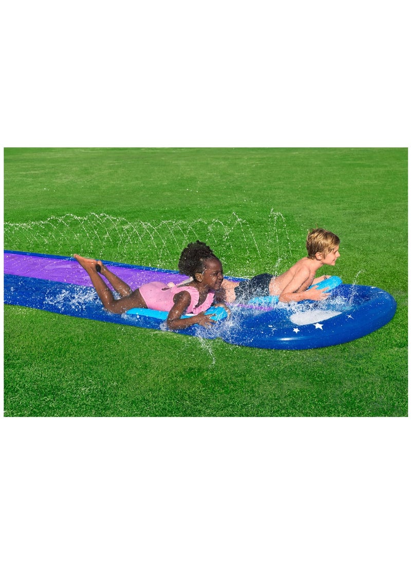 Bestway - Bestway H2OGO Lunar Launch Double Water Slide 4.88m - Image 1