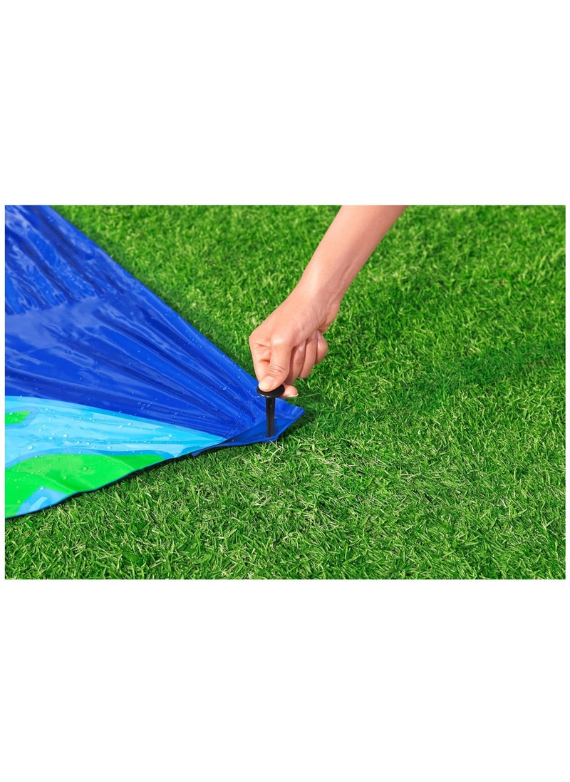 Bestway - Bestway H2OGO Lunar Launch Double Water Slide 4.88m - Image 1
