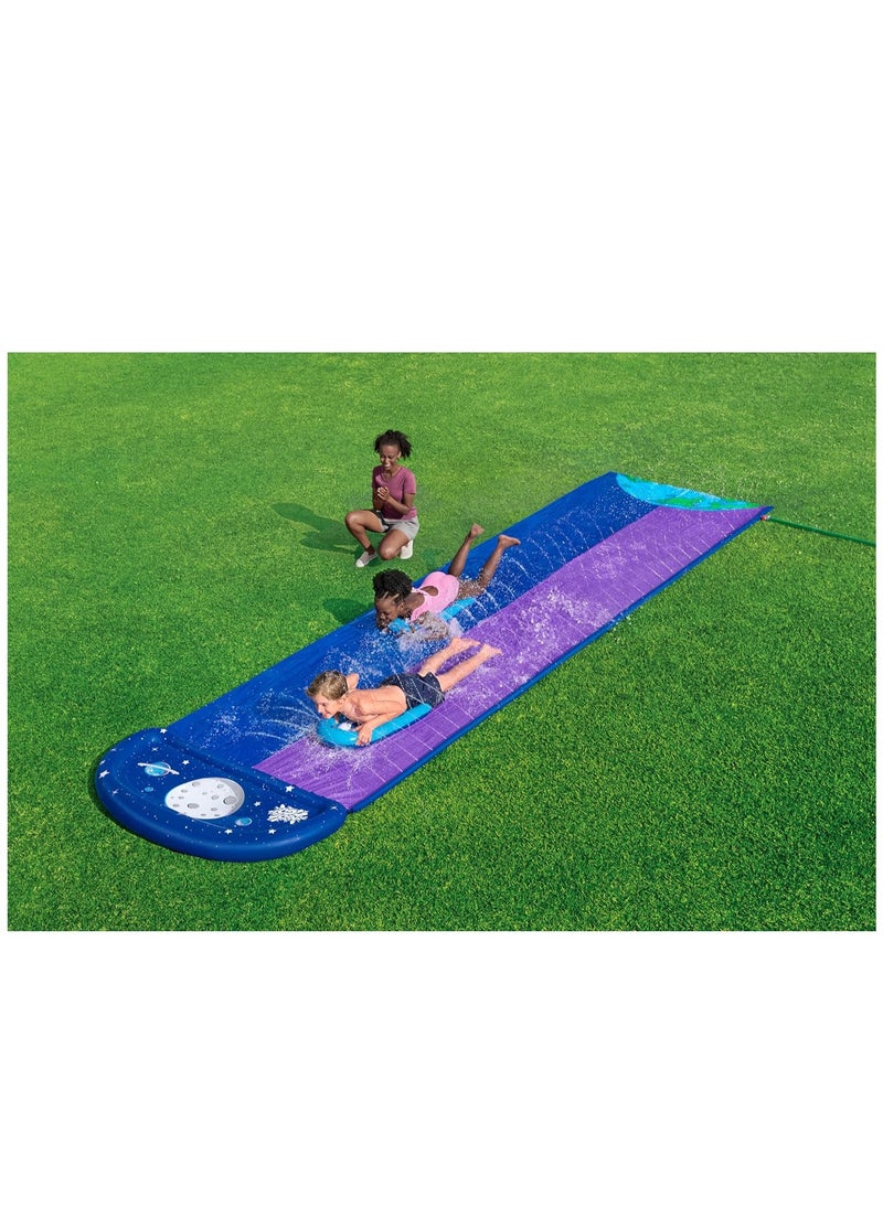 Bestway - Bestway H2OGO Lunar Launch Double Water Slide 4.88m - Image 1