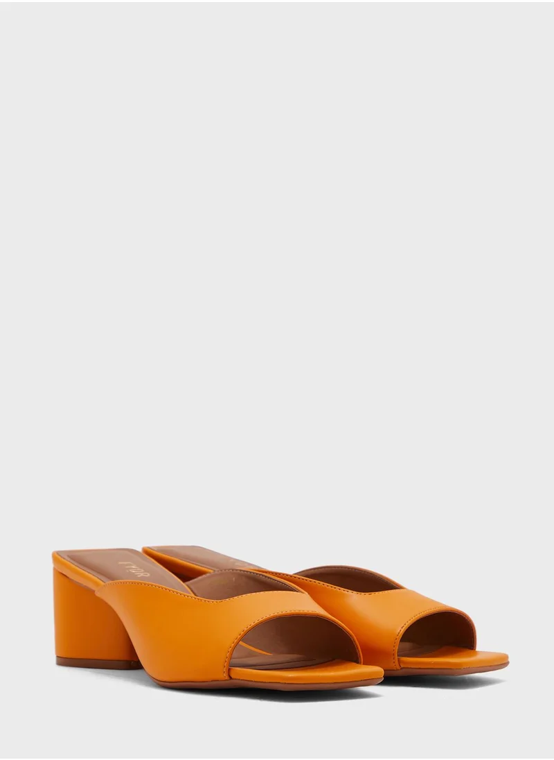 FYOR Casual Mid Heel Sandals