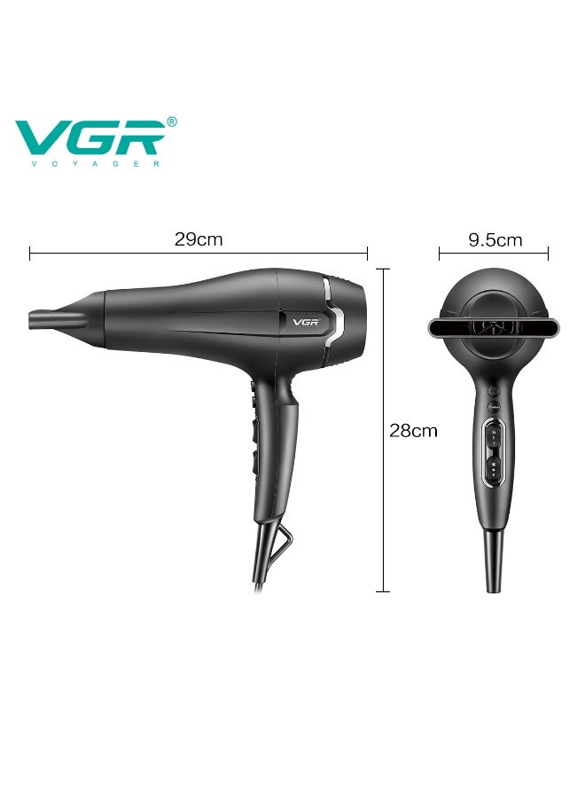 VGR V-450 Powerful Electric Professional Hair Dryer Multicolor - Image 4