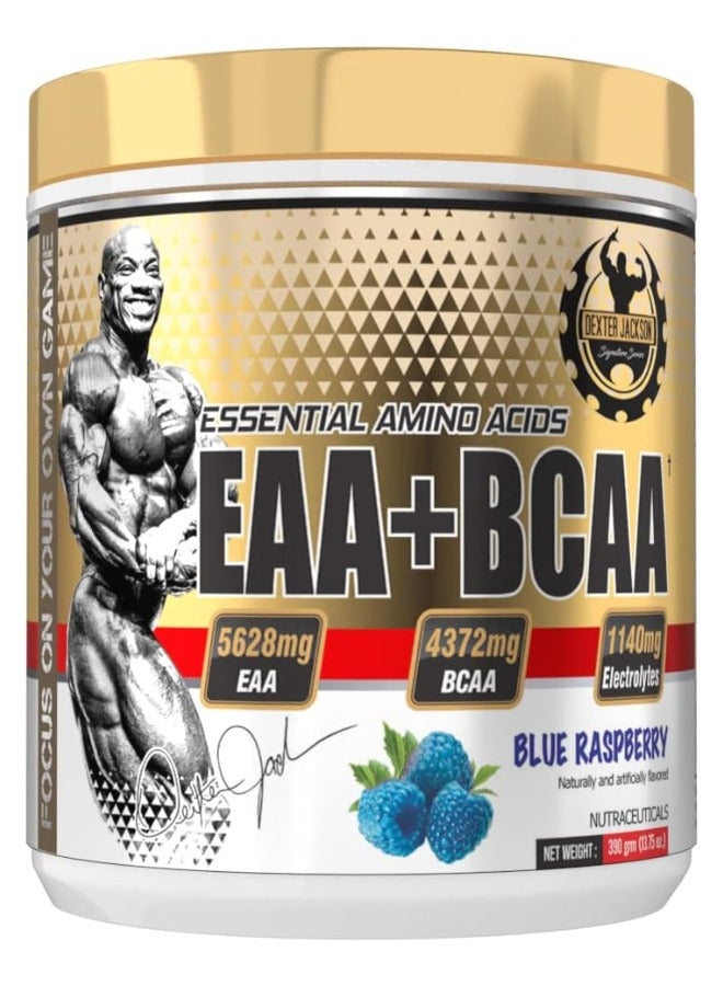 DEXTER JACKSON Eaa + Bcaa (Essential Amino Acids) Blue Raspberry ...