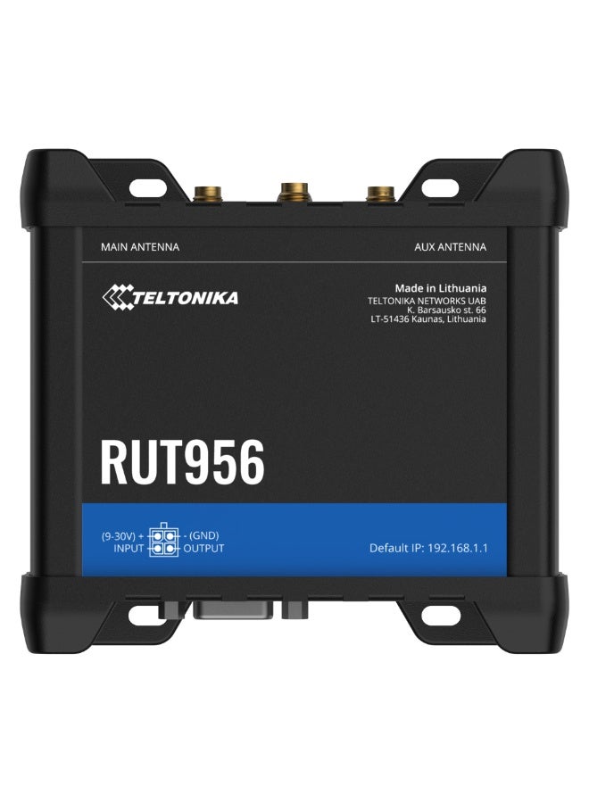 TELTONIKA RUT956 Industrial Cellular Router w/ Wi-Fi, GNSS, WAN Failover US/CAN - Image 3