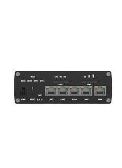 TELTONIKA Teltonika RUTX50 is a robust industrial-grade 5G router designed for high-speed, reliable connectivity in demanding environments. It supports both 5G NR (Sub-6GHz) SA and NSA architectures, ensuring compatibility with current and future mobile networks  - Image 3