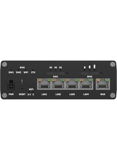 TELTONIKA Teltonika RUTX50 is a robust industrial-grade 5G router designed for high-speed, reliable connectivity in demanding environments. It supports both 5G NR (Sub-6GHz) SA and NSA architectures, ensuring compatibility with current and future mobile networks  - Image 4
