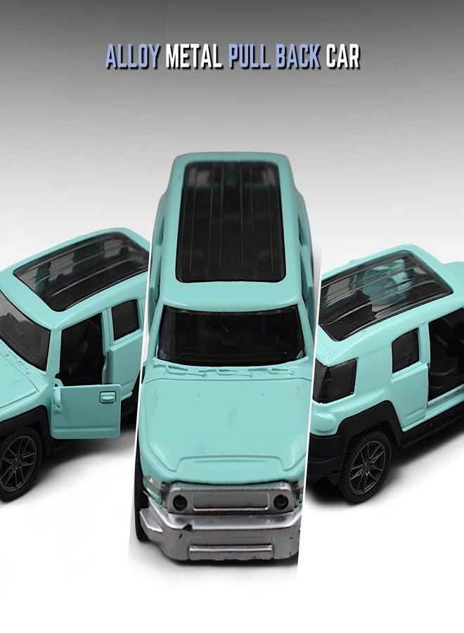 MASIPICKS� Jeep Car Toy 1:36 Exclusive Alloy Metal Pull Back Die-cast Car Diecast Metal Pullback Toy car with Openable Doors Boys Gifts Toys for Kids (Green) - Image 4