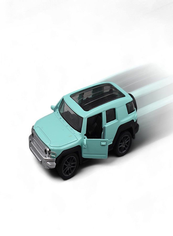MASIPICKS� Jeep Car Toy 1:36 Exclusive Alloy Metal Pull Back Die-cast Car Diecast Metal Pullback Toy car with Openable Doors Boys Gifts Toys for Kids (Green) - Image 1