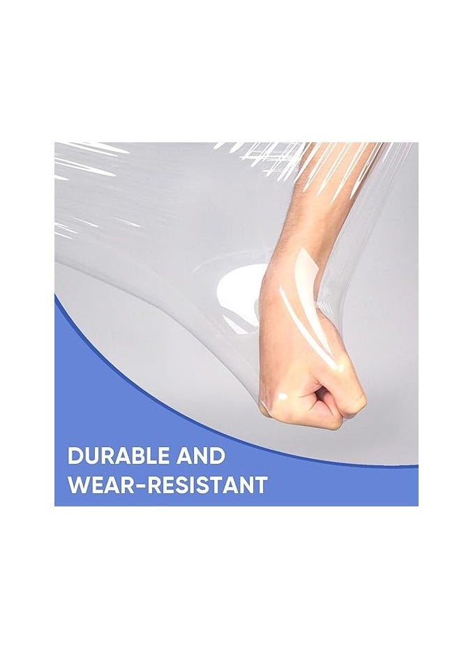 ECVV - Clear Stretch Film - 500mm Heavy Duty Plastic Shrink Wrap for Pallet, Packing, Moving and Packaging - 1.20 kg, 400g Core - Image 1