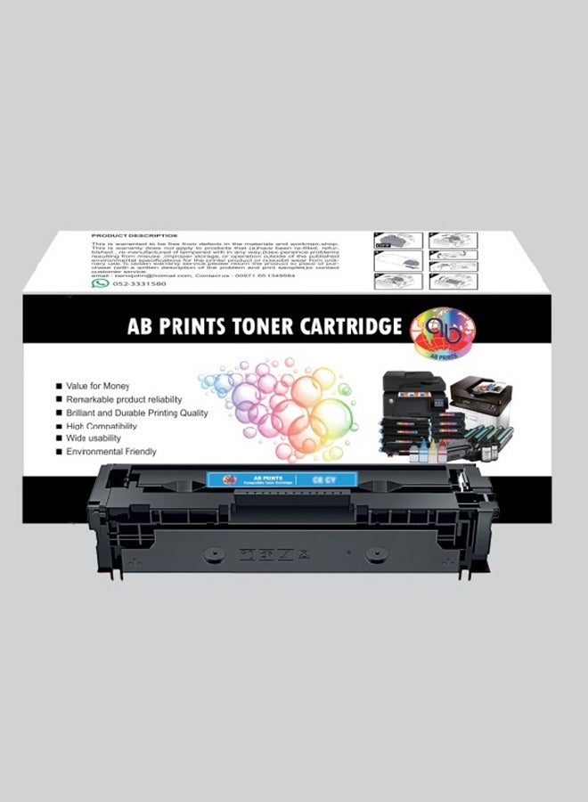 201A / CF 401A CYAN  COMPATIBLE TONER used for HP Color LaserJet Pro M252dw,M252n,MFP M274n,MFP M277dw,MFP M277n Printers 