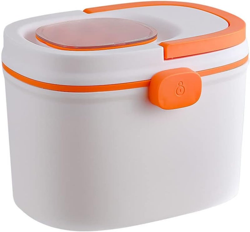 First Aid Kit Medicine Box Household Extra Large Medicine Storage Box Medical Box Complete Emergency Large-Capacity Family Storage Medicine Box(Only Empty Box) (Orange 30.5 * 21.5 * 22.5cm) - Image 1