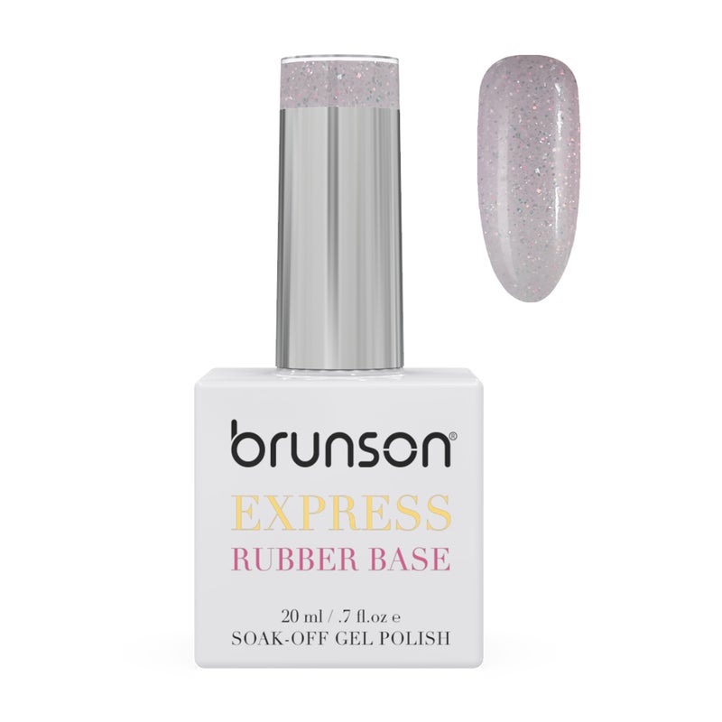 brunson TPO free Rubber Base Gel polish 20ml Soak Off Base Coat for Nail Strengthening Long Lasting Gel Polish Base for Chip Free Shine Brittle Nails UV Rubber base Russian manicure Non Yellowing salon manicure - Image 1