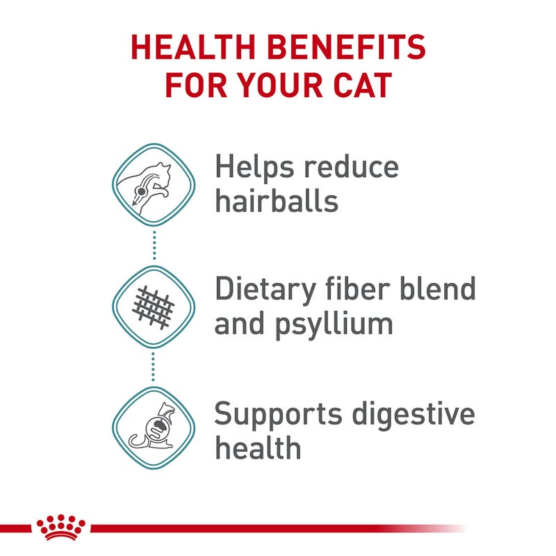 Royal Canin Feline Care Nutrition Hairball Care Adult Dry Cat Food, 3 lb Bag - Image 4